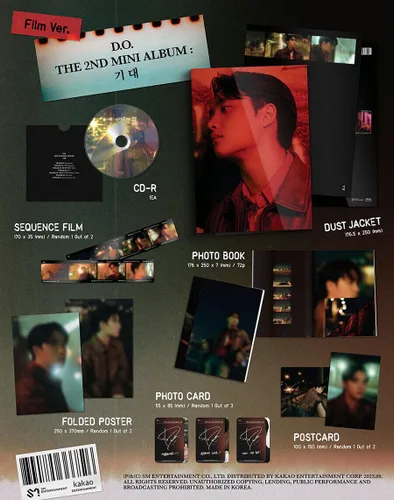 Vista 8 de EXO D.O. EXPECTATION 2nd Mini Album (NOTE + FILM - 2 Ver Set.) K-POP SEALED