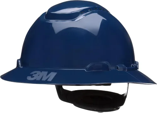 Vista 24 de 3M Hard Hat SecureFit H-800 Series Casco de seguridad estilo ala completa con sensor Uvicator, suspensión de trinquete de difusión de presión de 4