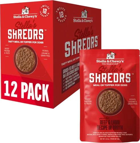 Vista 11 de Stella & Chewy's Tiras de Carne de Res Alimentada con Pasto y Pollo - Bolsas de Comida Premium para Perros - Perfectas Para Comedores Exigentes