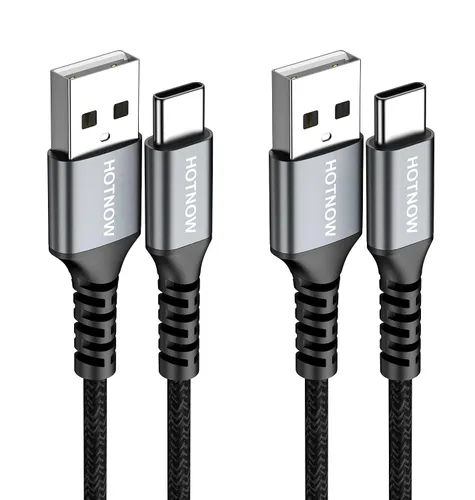 Vista 9 de Cable corto USB A a USB C de 0.5 pies, paquete de 3 cables USB C de 6 pulgadas de carga rápida 3A para iPhone 17 16 15, Samsung Galaxy S24 S23 S11