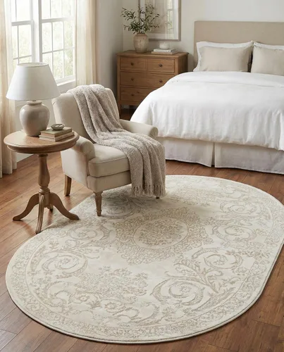Vista 32 de Rugs.com Alfombra de la colección Finsbury, alfombra mediana de 2 x 3 pies, color beige, perfecta para salas de estar, comedores grandes, planos