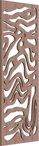 Vista 44 de 9 3/8"W x 24 3/8"H x 1/4"T Northfield Decorativos Paneles de Pared de Madera Calado, Abedul