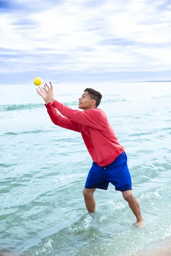 Vista 6 de Wahu - Pelota de agua 100% impermeable, pelota de saltar para piscina, bola de salto de 3.5 pulgadas para piscina y playa, salta más de 75 pies