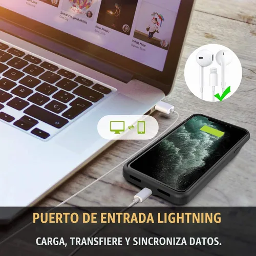 Vista 8 de Alpatronix Funda de batería para iPhone 14 Pro y iPhone 14 (6.1 pulgadas), funda protectora resistente y delgada de carga extendida portátil