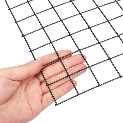 Vista 4 de PATIKIL Protectores de plantas de alambre pequeño de 13 x 15.7 pulgadas, paquete de 8 jaulas cuadradas de alambre para plantas de malla de jardín