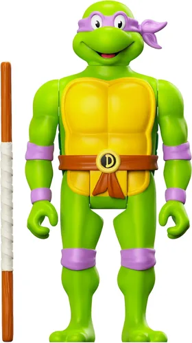 Vista 2 de Super7 Teenage Mutant Ninja Turtles Donatello - Figura de acción TMNT de 3.75 pulgadas con accesorios, coleccionables clásicos de dibujos animados