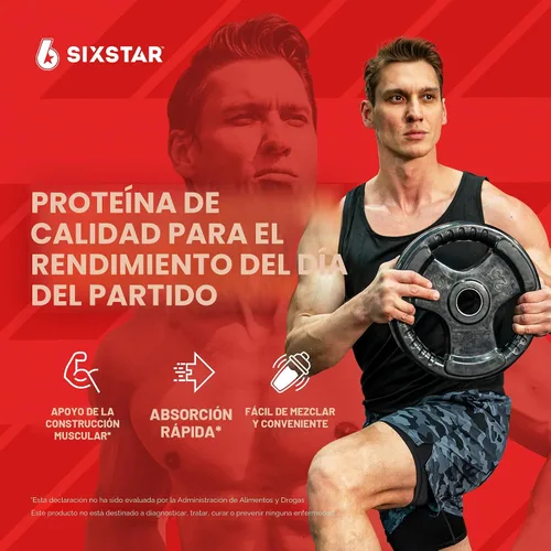 Vista 2 de Six Star Proteína de suero en polvo Plus - Chocolate triple, 1.82LB Fórmula de construcción muscular y recuperación con proteína de suero en polvo