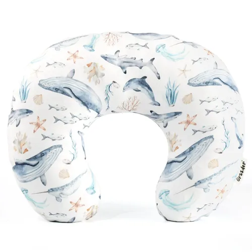 Vista 12 de GRSSDER Funda de Almohada de Lactancia Elástica Minky Removible Fundas de Lactancia para Almohadas de Lactancia Materna, Forro Ultra Suave y Cómodo