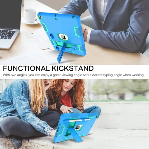 Vista 6 de BENTOBEN - Funda para iPad de 9.ª generación/iPad de 8.ª generación/iPad de 7.ª generación, funda para iPad de 10.2 de 2021/2020/2019, 3 en 1, funda