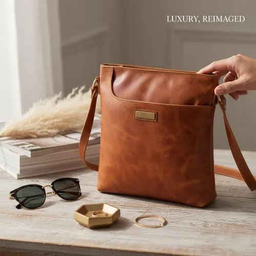Vista 76 de VALENCHI Real Genuine Leather Women's Crossbody Purse/Bag With Adjustable Strap