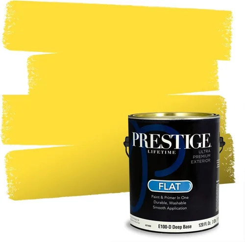 Vista 235 de PRESTIGE Pinturas de pintura exterior e imprimación en uno, 1 galón, plano, combinación comparable de Benjamin Moore* Pila de heno