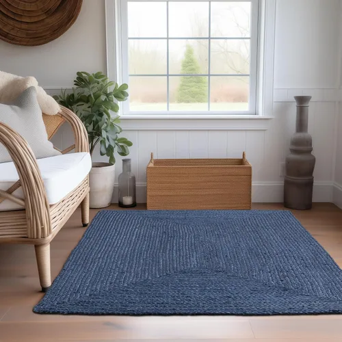 Vista 29 de Super Area Rugs Alfombra de yute – Alfombra reversible de fibra natural – Revestimiento ecológico para suelo de cocina – Puerta tejida a mano