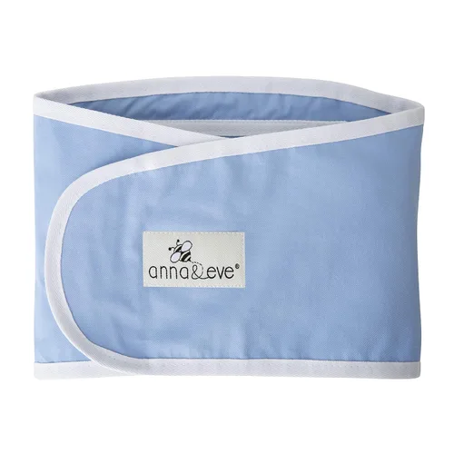 Vista 13 de Banda Anna & Eve para envolver brazos de bebé, S, Agua (Aqua) 100% Cotton, Comfortable and Secure, No Overheating, Original Arms Only, Adjustable