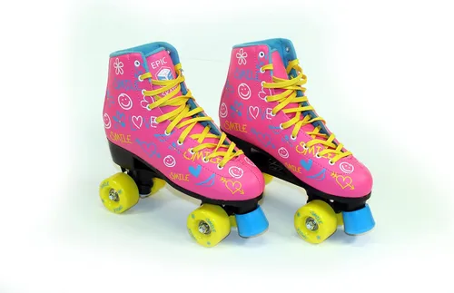 Vista 5 de Epic Skates Blush Quad Roller Patines, Rosa, Juvenil Talla 12