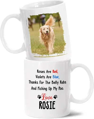 Vista 13 de Personalized Dog Dad Name Mug, Dog Lover Tea Cup Gift, Dog Father's Coffee Mug, Dog Daddy Gifts For Dog Lover, Custom Dog Dad Mug With Photo, Dog