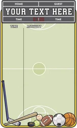 Vista 7 de Oliver's Label - Calcomanía de pared laminada de borrado en seco, 17.45 x 11 pulgadas, planificador diario personalizado para niños, pizarra blanca