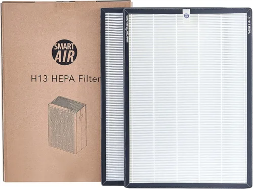 Vista 2 de Smart Air (también conocido como Smart Health) SA600 - Filtro HEPA de repuesto genuino (paquete de 2) - 99.97% de filtración de partículas