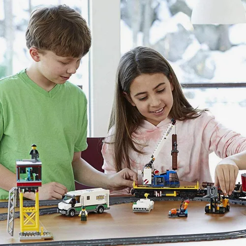 Vista 6 de Lego Tren de carga de ciudad