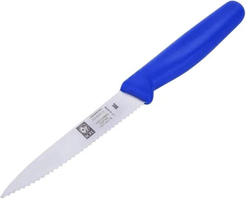 Vista 13 de ICEL Cutlery 241306010-Cuchillo de pelar dentado de 4 pulgadas, negro