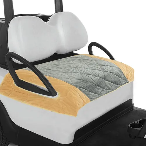 Vista 8 de Fundas de asiento para carrito de golf, funda de asiento EZGO, manta de asiento de carrito de golf resistente, fundas de cojín impermeables
