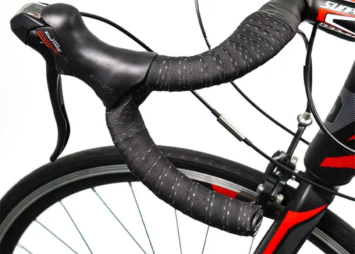 Vista 4 de CNC Cinta de manillar de bicicleta, cintas de barra de bicicleta de carretera, 2 unidades de envolturas de mango de ciclismo para bicicleta