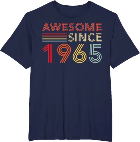 Vista 14 de Camiseta retro de 60 cumpleaños decoraciones para hombres 60 años 1965 60, Negro