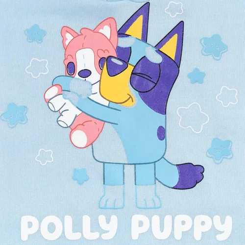 Vista 4 de Bluey Conjunto de sudadera con capucha y leggings de forro polar para niñas de niño a niño grande