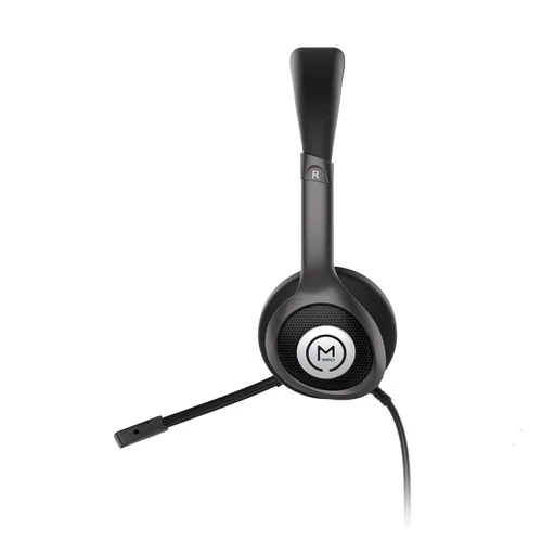 Vista 5 de Connect HS5600SU - Auriculares estéreo USB con micrófono Boom, micrófono de reducción de ruido, almohadillas de piel de proteína, controles