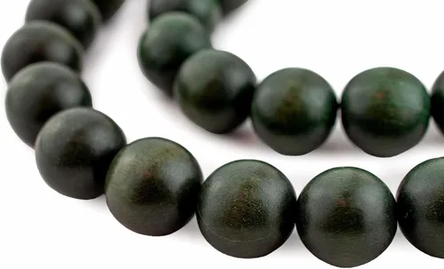 Vista 143 de TheBeadChest: cuentas de madera redondas naturales de 0.315 pulgadas, cuentas de madera sueltas espaciadoras para fabricar joyas, 4 tamaños
