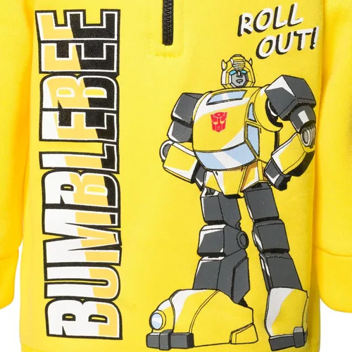 Vista 3 de Transformers Optimus Prime Bumblebee Megatron - Sudadera con capucha de media cremallera para niños pequeños a grandes