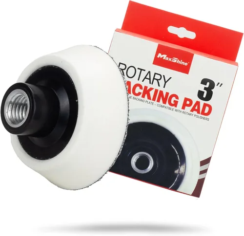 Vista 8 de Maxshine 2" Juego Universal Profesional de Almohadillas Giratorias para Pulidor – Placa de Alto Rendimiento de 50mm con Rosca de 5/8" – Compatible