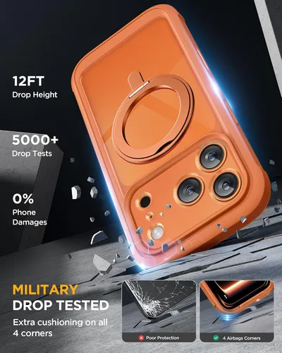 Vista 231 de Miracase Serie de vidrio para iPhone 11 de 6.1 pulgadas, funda protectora de cuerpo completo resistente mejorada con protector de pantalla de vidrio