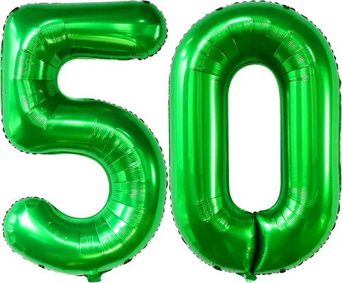 Vista 16 de KatchOn - Globo negro grande del número 50, 40 pulgadas, decoraciones de cumpleaños 50 negro sobre la colina para hombres y mujeres, decoraciones