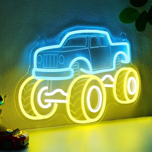 Vista 8 de YuanDian Letrero de neón de panda, luces de neón de animales para dormitorio, sala de estar, decoración de pared, regalos de fiesta de cumpleaños