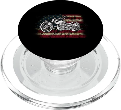 Vista 7 de American Motorcycle US Bandera Biker para hombre PopSockets Grip – PopSockets Grip y soporte para teléfonos y tabletas