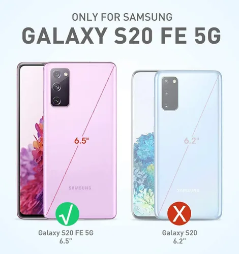 Vista 3 de SUPCASE Funda para Samsung Galaxy S20 FE 5G con Protector de Pantalla (Unicorn Beetle Pro), [Soporte Integrado y Clip para Cinturón] Funda