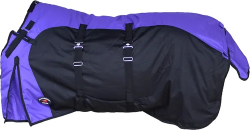 Vista 3 de CHALLENGER Manta de invierno de 60 pulgadas 1200D Horse Turnout impermeable de peso pesado 5EE20BG