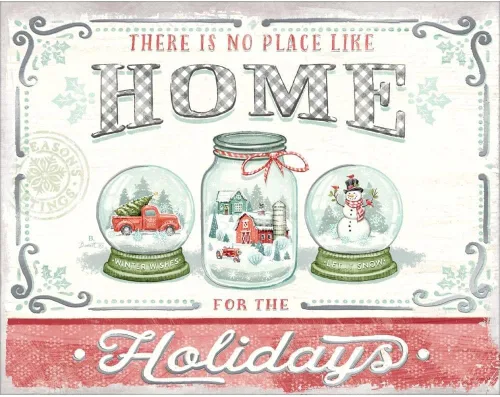 Vista 2 de Lang, Tarjetas de Navidad No Place Like Home