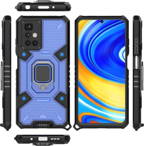 Vista 48 de Funda para 1+ Nord 2 5G, funda para OnePlus Nord 2 5G con funda de soporte, color azul