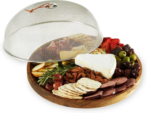 Vista 13 de Tabla de servir grande Twine, accesorios para tablas de charcutería, bandeja de servir para aperitivos, tabla de cortar grande, bandeja de servir