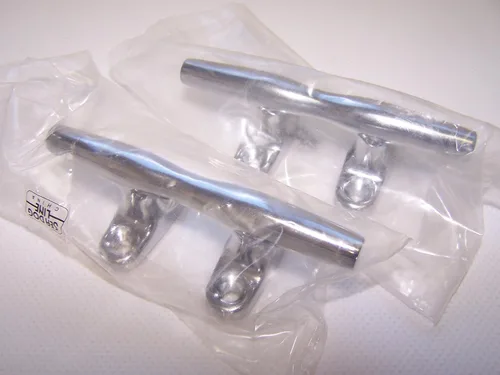 Vista 5 de 044604 Sea-Dog Line Tacos de Base Abierta Cromado Zinc 4" Inch Par (2) SURPLUS 132-1140
