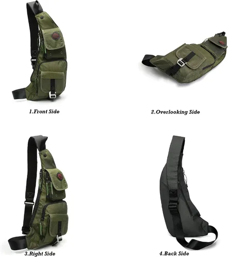 Vista 2 de Nicgid Sling Bag - Mochila bandolera para hombre