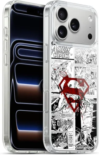 Vista 9 de Head Case Designs Funda de gel con licencia oficial de Superman DC Comics Collage Comicbook Art [protección de grado militar] compatible con Apple
