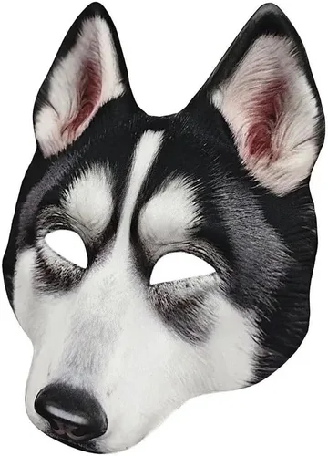 Vista 7 de 1 máscara de perro de Halloween para Pascua, Halloween, Navidad, carnaval, cosplay, accesorios