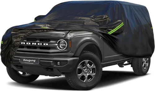 Vista 123 de KouKou Funda impermeable para automóvil SUV adecuada para BMW X1 de 2009 a 2025, 7 capas a prueba de viento para todo tipo de clima, cubierta