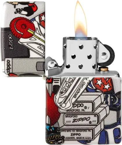 Vista 4 de Zippo Encendedor de bolsillo I Spy Design 540