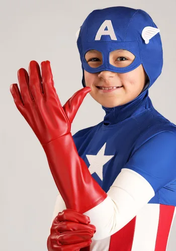 Vista 7 de Disfraz Premium de Capitán América para Niño de Marvel Multicolor
