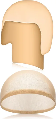 Vista 8 de Syhood 2 piezas de Halloween calva gorra maquillaje látex calvo sombrero cabeza peluca gorras cosplay disfraz para adultos