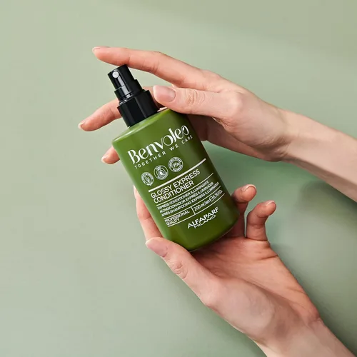 Vista 4 de ALFAPARF MILANO Benvoleo Glossy Express Acondicionador para cabello opaco - Cuidado del cabello limpio, vegano y sostenible - Proporciona suavidad