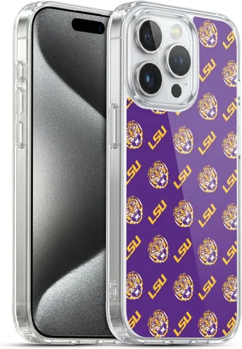 Vista 139 de Head Case Designs Funda de gel suave con licencia oficial de la Universidad Estatal de Louisiana LSU Camou compatible con Apple iPhone 7 Plus/iPhone